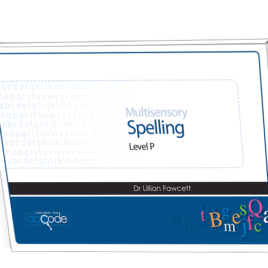 Multisensory Spelling Level P